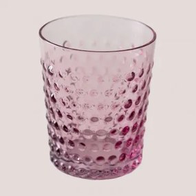 Set Van 4 Glazen Bekers 32cl Ticris Rosa Hortensia - Sklum