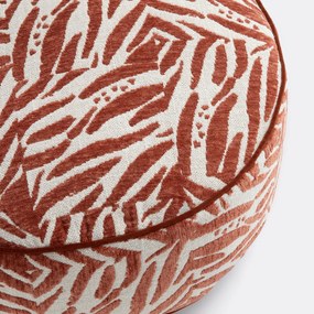 Jacquard vloerkussen, diameter 50 cm, LEAN