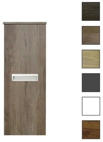 Sanicare kolomkast met inliggende greep 33,5x90x32cm truffel