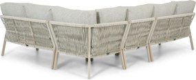 Hoek loungeset 6 personen Rope Taupe  Lifestyle Garden Furniture Biagio