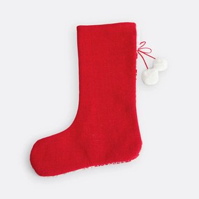 Decoratieve kerstsok met print, CASPAR