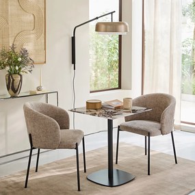 Wandlamp op afstand in metaal ijzer, Clepsos