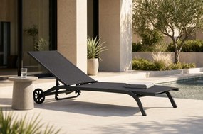 Domani Furniture Bellorio Ligbed Verstelbaar Aluminium Grijs