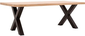 Goossens Eettafel Blade, Strak blad 200 x 100 cm 6 cm dik