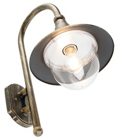 Smart buiten wandlamp antiek goud IP44 incl. Wifi A60 - Daphne