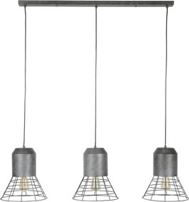 3-lichts Metalen Hanglamp