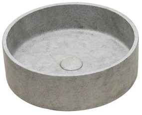 Ideavit Ora Waskom 39x12cm rond concrete beton beige 290296-D1