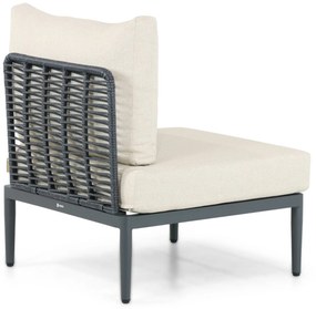 Hoek loungeset 6 personen Aluminium/wicker Grijs  Coco Ibiza