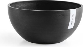 Ecopots bloempot Brussels 25 - Dark Grey - Diameter 25 x H12 cm