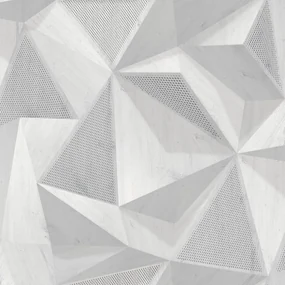 DUTCH WALLCOVERINGS Behang Onyx lichtgrijs