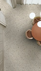 Jabo Medley Cream terrazzo vloertegel 60x120cm gerectificeerd