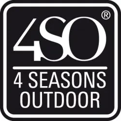 4 Seasons Outdoor Goa tafel met HPL tafelblad Slate antraciet 160 x 95 cm  Tuintafel    antraciet weerbestendig