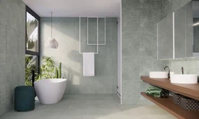 Jabo Beton Cire Bercy Salvia vloertegel groen 60x120cm gerectificeerd