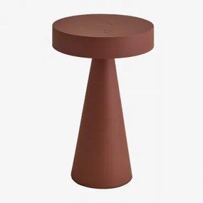 Draadloze Led-tafellamp Van Ijzer Catinca Terracota - Sklum