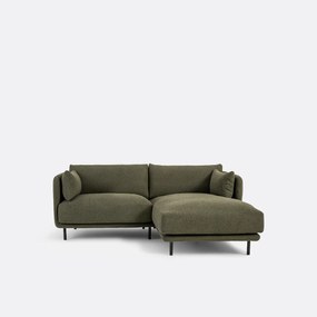 Compacte rechthoekige bank, fijne badstof, Victor