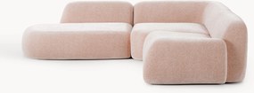 Modulaire hoekbank Wolke (4-zits) met chaise longue
