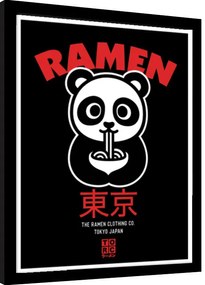 Ingelijste poster The Original Ramen Company - Panda