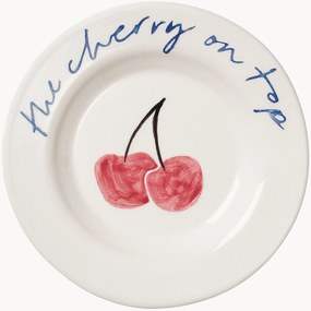 Handbeschilderd dessertbord Cherry