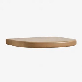 Wandplank 45x45 Cm In Mangohout Agathe Natuurlijk Hout - Sklum