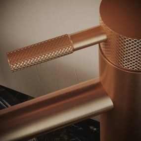 Saniclear Plus Curved wastafelkraan geborsteld koper