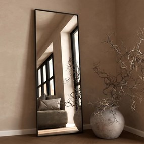 Rechthoekige Spiegel Zwart - 67x193cm