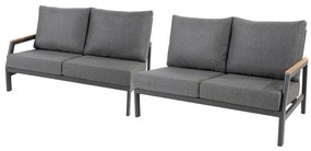 Taste by 4 Seasons Ravenna loungeset 5-delig - antraciet