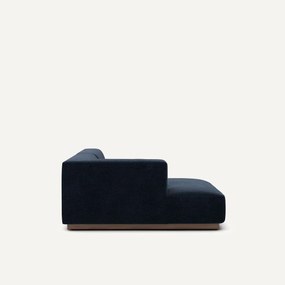 Linker hoekbank chenille fluweel, Jacopo