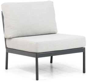 Hoek loungeset 6 personen Aluminium/rope Grijs  Coco Puerto