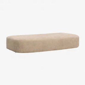 Centrale Zitting 220x115 Cm Voor Modulaire Bank Giorgia Bekleed Chenille Licht Zandbruin - Sklum