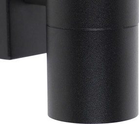 Smart buitenwandlamp zwart incl. WiFi GU10 IP44 - Solo