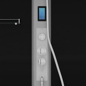 Badstuber New York complete douchecabine 160x90x215cm kitvrij chroom