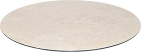 Donato lazy susan 60 cm rond printed ceramic latte