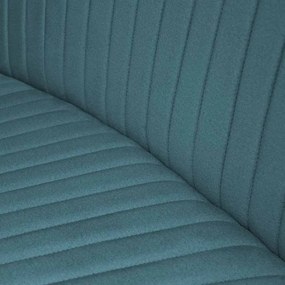 Eetkamerbank - Hengelo - stof Element petrol 14 - geschikt voor ovale tafel 200 cm