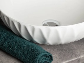 Kerra KR33 waskom rond glans wit 40x40x13cm