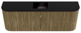 Mondiaz Joya 115cm toiletmeubel ronding links/rechts dusk met wastafel faye midden zonder kraangat urban