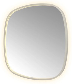 Hotbath &More Contour spiegel deens ovaal 80x80cm RVS