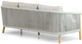 Stoel en Bank Loungeset 5 personen Aluminium/rope Grijs  Lifestyle Garden Furniture Bloom