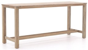 + 15% kassakorting | Bartafel ROUGH | Rechthoekig | Tuintafel Teakhout | 240x80cm | 6 personen | Kees Smit Tuinmeubelen