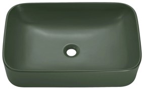 Comad Kama wastafel 61x15cm mat groen