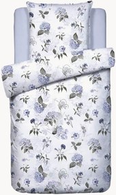 Katoensatijnen beddengoedset Fleurs Passion