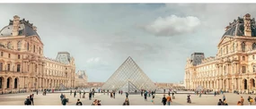 Goossens Schilderij The City, 150 x 60 cm