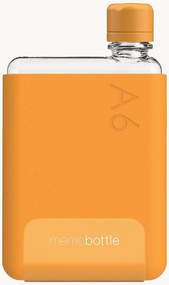 Waterfles Memobottle A6, met siliconen hoes