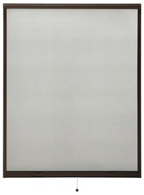 vidaXL Raamhor oprolbaar 140x170 cm bruin