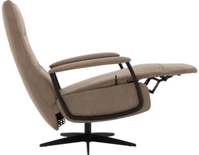 Goossens Excellent Relaxstoel Riati, Relaxstoel met rugverstelling met voetklep+topswing (maat m)