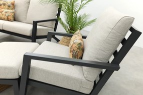 Boston/Atlanta stoel - 2-zitsbank loungeset - 4-delig