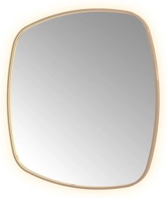 Hotbath &More Contour spiegel deens ovaal 120x120cm geborsteld koper PVD