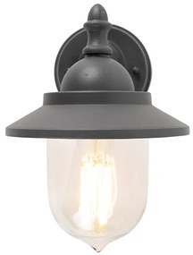 Romantische buitenwandlamp donker grijs - Oxford