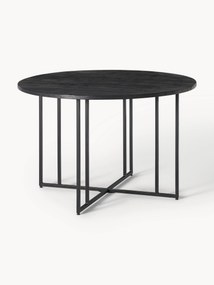 Ronde eettafel Luca van mangohout, in verschillende formaten
