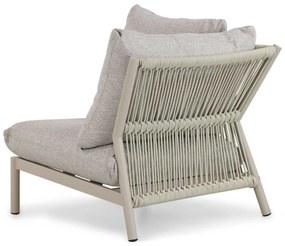 Hoek loungeset 6 personen Aluminium/rope Taupe  Coco Sevilla