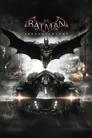 Kunstafdruk Batman Arkham Knight - Batmobile, (26.7 x 40 cm)